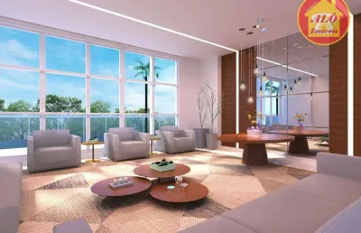 Apartamento com 2 quartos à venda, 73 m² por r$ 630.000 - vila alzira - guarujá/sp