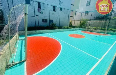 Apartamento com 2 quartos - 400 metros da praia - à venda, 48 m² por r$ 315.000 - ocian - praia grande/sp