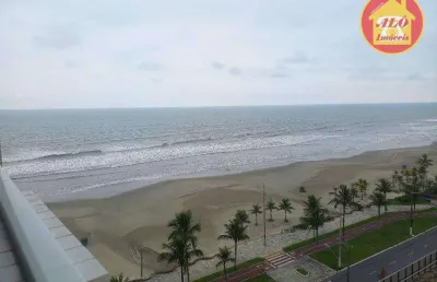 Apartamento vista mar com 2 quartos à venda, 77 m² por r$ 545.000 - balneário flórida - praia grande/sp