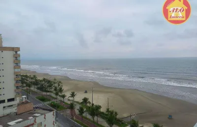 Apartamento vista mar com 2 quartos à venda por r$  - balneário flórida - praia grande/sp