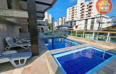 Apartamento com 3 dormitórios à venda, 114 m² por r$ 800.000,00 - aviação - praia grande/sp