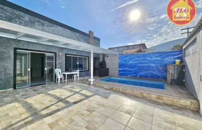 Casa com 3 quartos à venda por r$ 785.000 - solemar - praia grande/sp