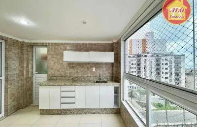 Apartamento lindo com 2 quartos à venda, 77 m² por r$ 530.000 - ocian - praia grande/sp