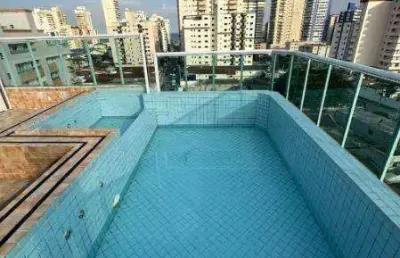 Apartamento com 1 quarto à venda, 38 m² por r$ 266.000 - aviação - praia grande/sp