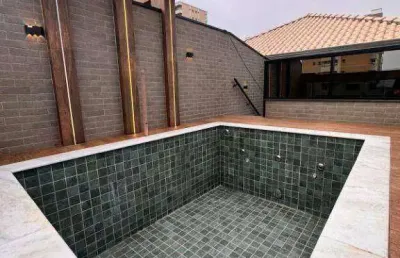 Sobrado com 4 dormitórios à venda, 160 m² por r$ 1.190.000 - vila guilhermina - praia grande/sp