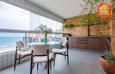 Apartamento com 3 quartos à venda, 126 m² por r$ 1.650.000 - aviação - praia grande/sp