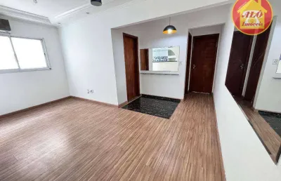 Apartamento com 2 dormitórios à venda, 60 m² por r$ 360.000,00 - vila guilhermina - praia grande/sp