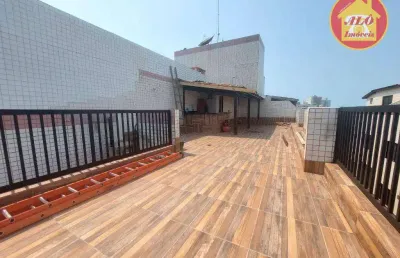Cobertura com 2 quartos à venda, 135 m² por r$ 650.000 - tupi - praia grande/sp