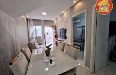 Casa com 2 quartos à venda, 46 m² por r$ 270.000 - jardim melvi - praia grande/sp