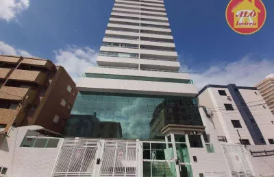 Apartamento para alugar, 121 m² por r$ 6.000,00/mês - boqueirão - praia grande/sp