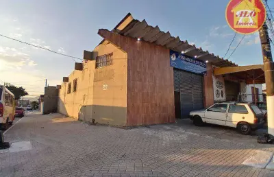 Salão à venda, 230 m² por r$ 690.000,00 - vila antártica - praia grande/sp