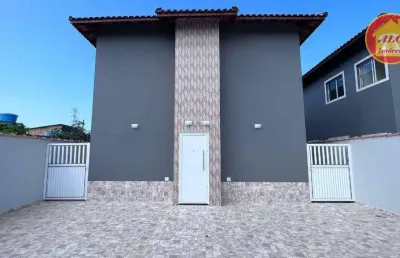Casa com 2 dormitórios à venda, 58 m² por r$ 210.000,00 - jardim suarão - itanhaém/sp