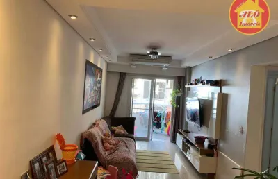 Apartamento com 2 quartos à venda, 78 m² por r$ 440.000 - vila guilhermina - praia grande/sp