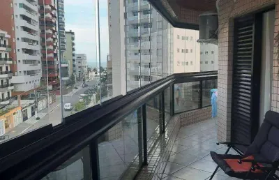 Apartamento com 2 quartos à venda, 108 m² por r$ 465.000 - vila guilhermina - praia grande/sp