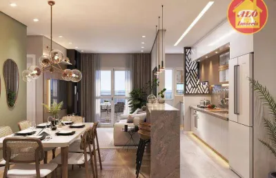 Apartamento com 2 quartos à venda, 73 m² por r$ 574.900 - canto do forte - praia grande/sp