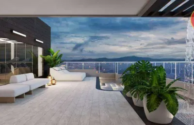 Apartamento duplex com 2 dormitórios à venda, 97 m² por r$ 899.900 - canto do forte - praia grande/sp