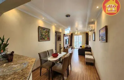 Apartamento à venda, 85 m² por r$ 500.000,00 - vila guilhermina - praia grande/sp