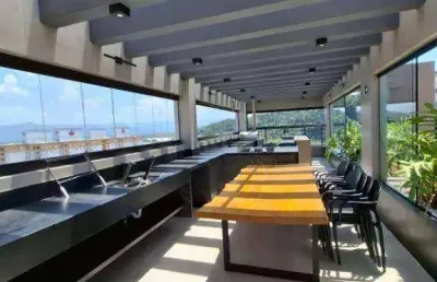 Apartamento com 2 quartos à venda, 77 m² por r$ 730.000 - boqueirão - praia grande/sp