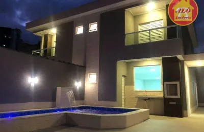 Sobrado com 3 quartos à venda, 135 m² por r$ 990.000 - tupi - praia grande/sp