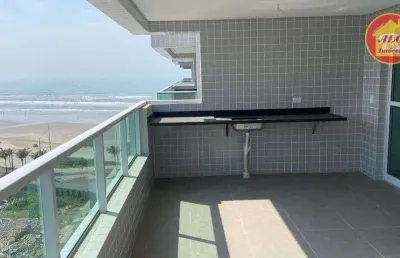 Apartamento com 2 quartos à venda, 86 m² por r$ 595.000 - vila caiçara - praia grande/sp