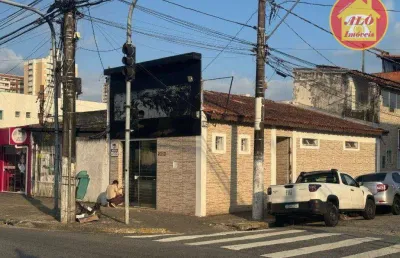 Loja para alugar, 115 m² por r$ 6.000,00/mês - vila guilhermina - praia grande/sp