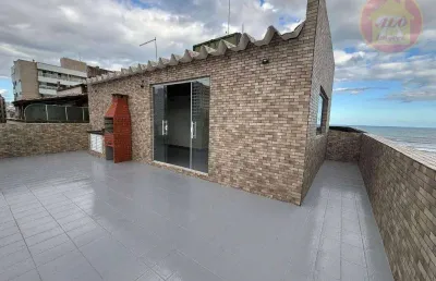 Cobertura com 2 quartos à venda, 155 m² por r$ 530.000 - aviação - praia grande/sp