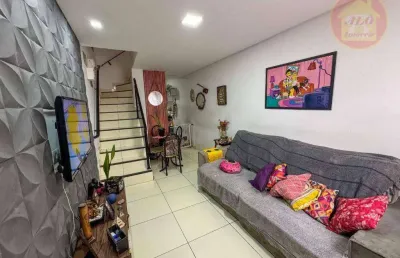 Sobrado com 2 quartos à venda, 61 m² por r$ 300.000 - ocian - praia grande/sp