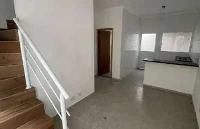 Sobrado com 2 dormitórios à venda, 53 m² por r$ 212.000,00 - balneário esmeralda - praia grande/sp