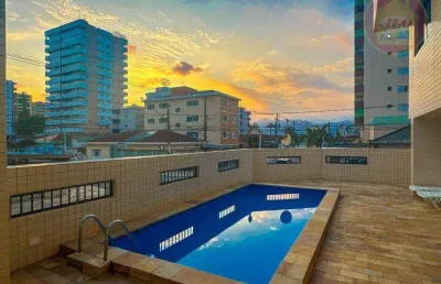 Apartamento com 1 quarto à venda, 60 m² por r$ 315.000 - tupi - praia grande/sp