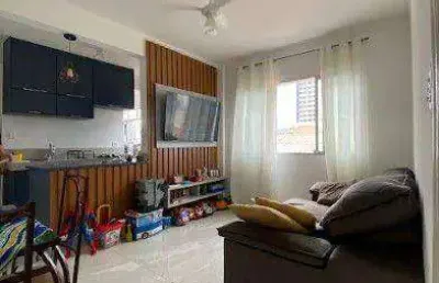 Apartamento com 1 quarto à venda, 42 m² por r$ 270.000 - aviação - praia grande/sp
