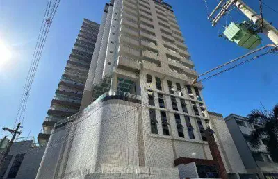 Apartamento com 1 quarto à venda, 50 m² por r$ 340.000 - aviação - praia grande/sp