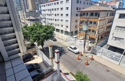 Kitnet com 1 quarto à venda, 33 m² por r$ 215.000 - canto do forte - praia grande/sp
