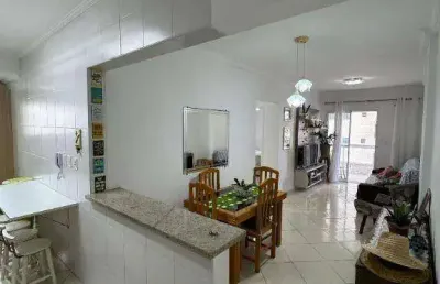 Apartamento com 2 quartos à venda, 70 m² por r$ 440.000 - vilamar - praia grande/sp