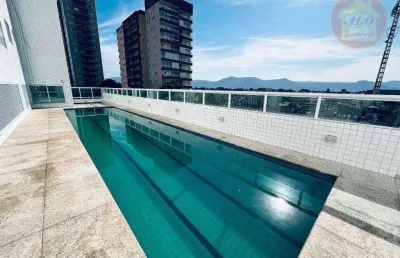 Apartamento com 1 quarto à venda, 50 m² por r$ 335.000 - aviação - praia grande/sp