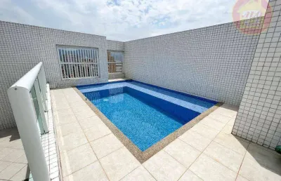Cobertura com 3 dormitórios à venda, 250 m² por r$ 1.600.000,00 - ocian - praia grande/sp