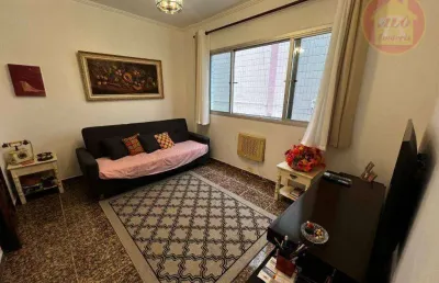 Apartamento com 1 quarto à venda, 50 m² por r$ 265.000 - canto do forte - praia grande/sp