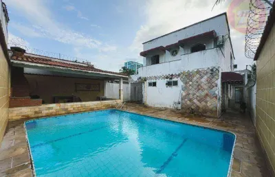 Sobrado com 4 quartos à venda, 288 m² por r$ 1.700.000 - canto do forte - praia grande/sp
