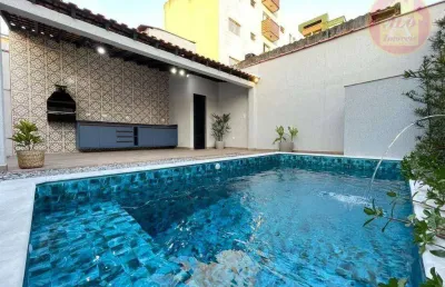 Casa com 4 quartos à venda, 155 m² por r$ 1.400.000 - tupi - praia grande/sp