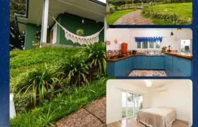 Linda casa com 250m² com vista magnífica no vale das montanhas em gramado-rs