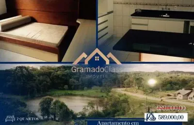 Apartamento com 58m² com 2 quartos em avenida central - gramado - rs
