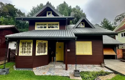 Casa em condomínio fechado com 3 quartos à venda no Mato Queimado, Gramado 