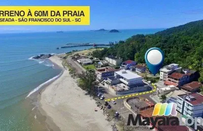 Terreno à venda, 650 m² por r$ 795.000,00 - praia da enseada - são francisco do sul/sc