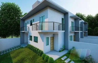 Casa com 2 dormitórios à venda, 70 m² por r$ 250.000,00 - volta redonda - araquari/sc