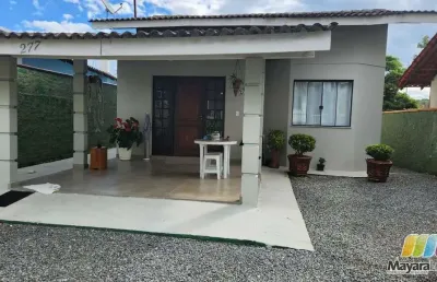 Casa terrea a 450mts da praia do itaguaçu, são francisco do sul, sc