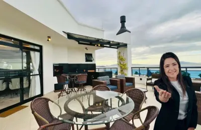 Cobertura com 3 quartos à venda na rua abelardo luz, 151, estreito, florianópolis, 337 m2 por r$ 2.700.000