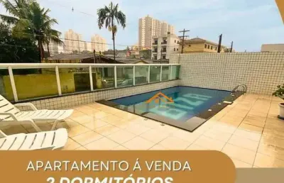 Apartamento com 2 dormitórios à venda, 66 m² por r$ 360.000 - vila atlântica - mongaguá/sp