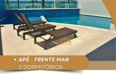 Apartamento com 2 dormitórios à venda, 80 m² por r$ 460.000 - balneário santa eugênia - mongaguá/sp