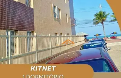 Kitnet - pé na areia - 1 dormitório, por r$ 150.000 - centro - mongaguá/sp
