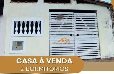 Casa com 2 dormitórios - venda por r$ 250 mil ou aluguel por r$ 1.450- mongaguá/sp