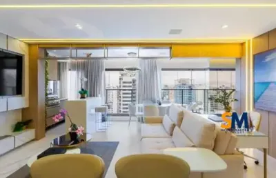 Apartamento com 2 quartos à venda na avenida lavandisca, 627, indianópolis, são paulo, 74 m2 por r$ 2.800.000